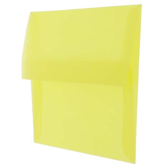 JAM Paper A2 Translucent Vellum Invitation Envelopes